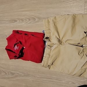 Cat and Jack Polo and shorts Size 6